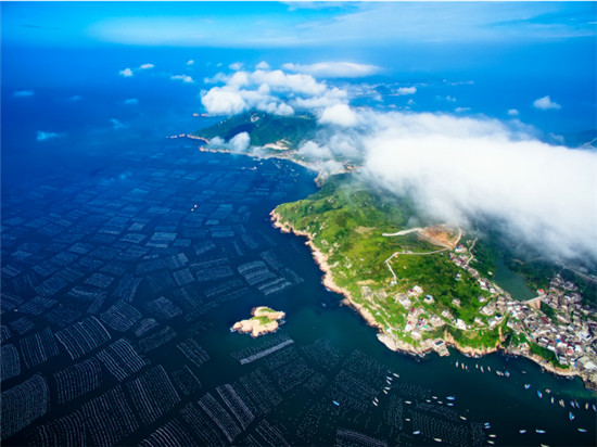 五色嵊泗 列岛如珍珠洒落在星辰大海