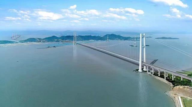 中国桥跨海新纪录！宁波舟山港六横公路大桥二期工程开工建设
